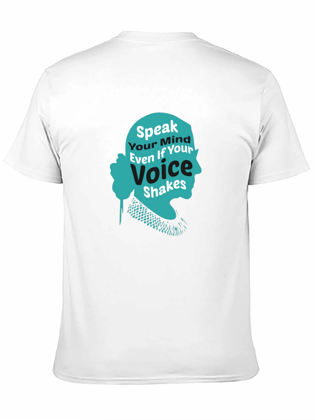 Speak Your Mind T-Shirt - RBG Silhouette