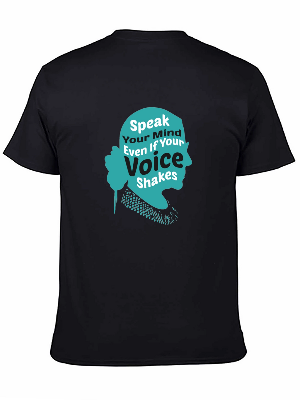Speak Your Mind T-Shirt - RBG Silhouette