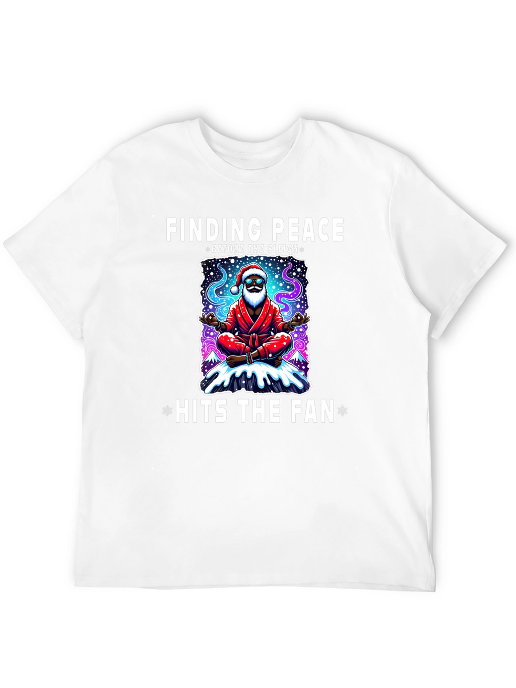 Finding Peace Santa T-Shirt