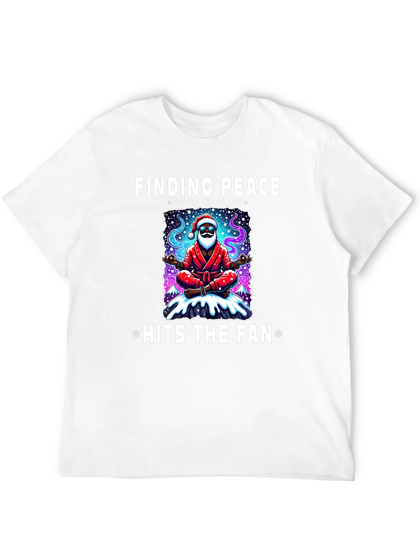 Finding Peace Santa T-Shirt