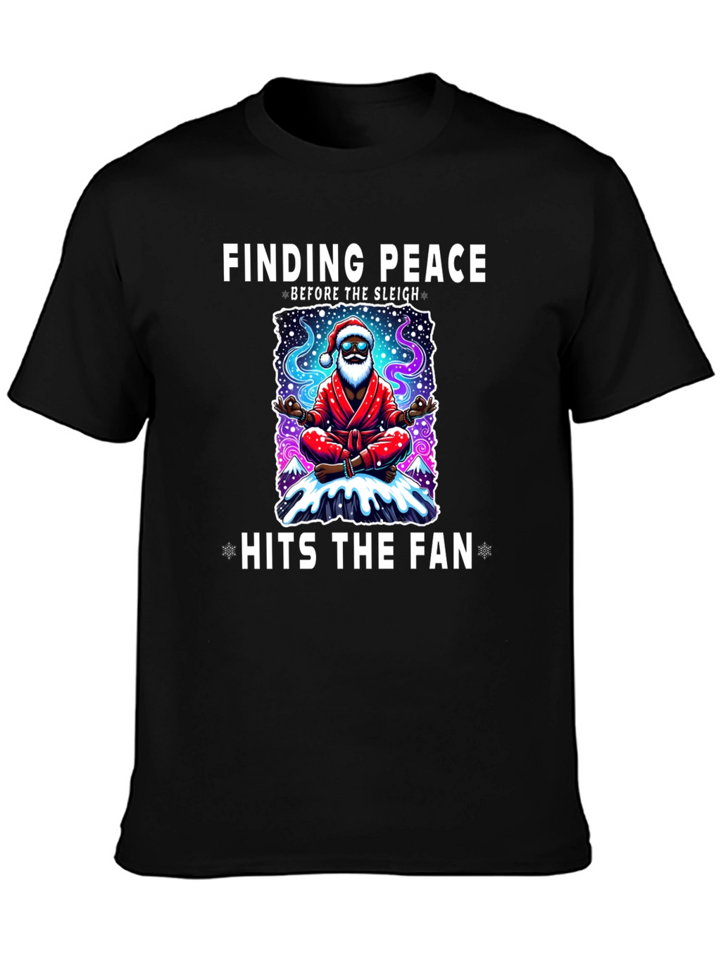 Finding Peace Santa T-Shirt