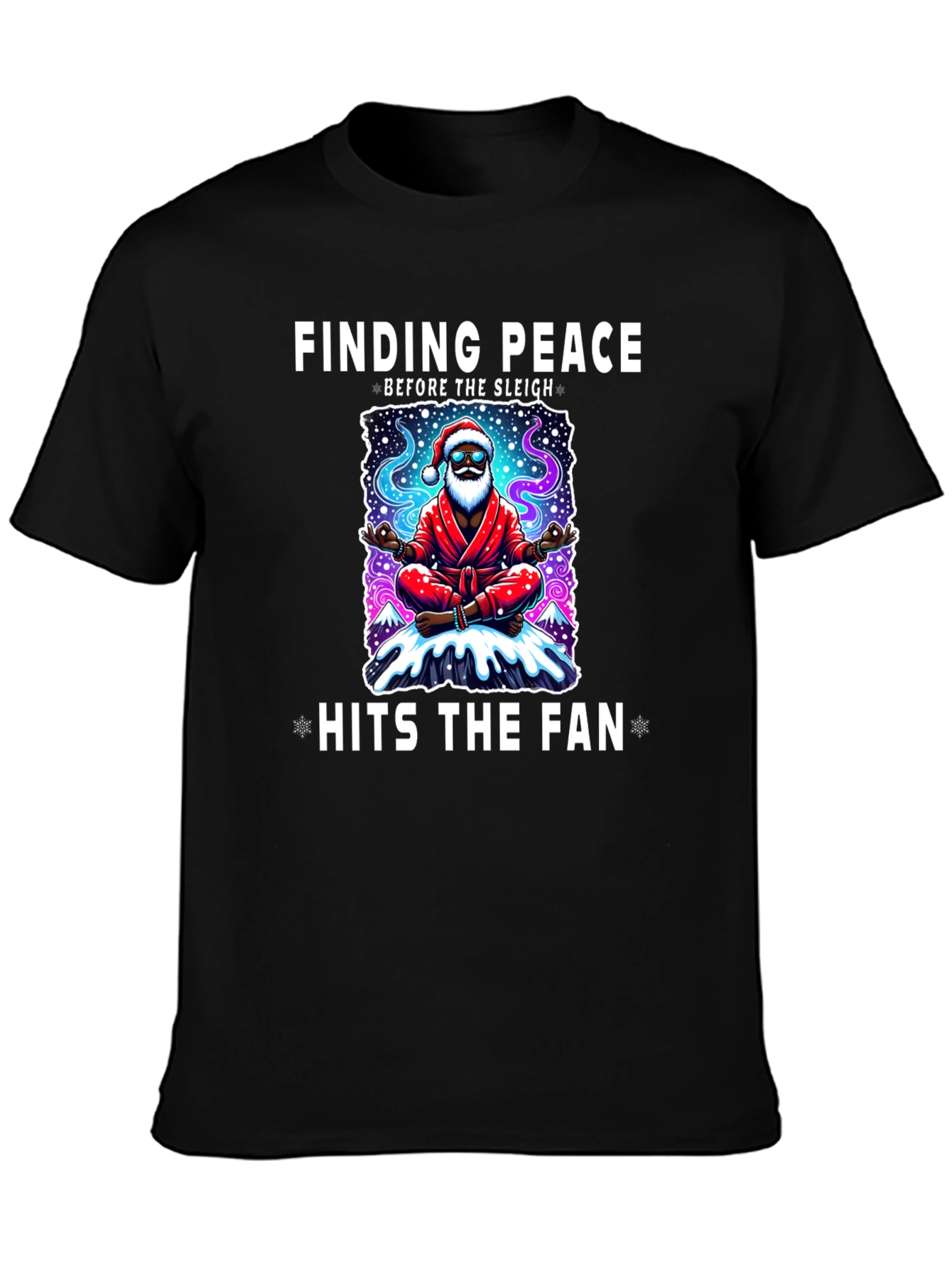 Finding Peace Santa T-Shirt