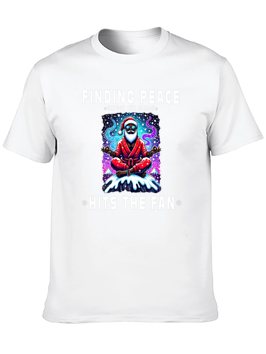 Finding Peace Santa T-Shirt