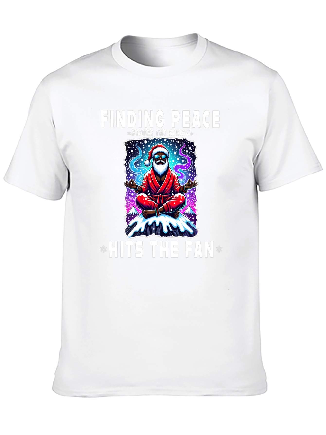 Finding Peace Santa T-Shirt