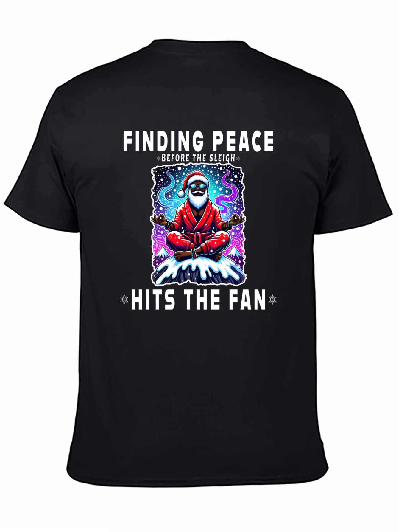 Finding Peace Santa T-Shirt