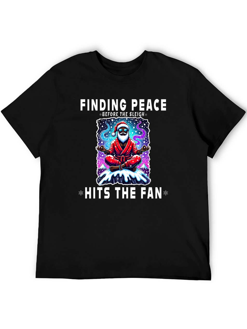 Finding Peace Santa T-Shirt