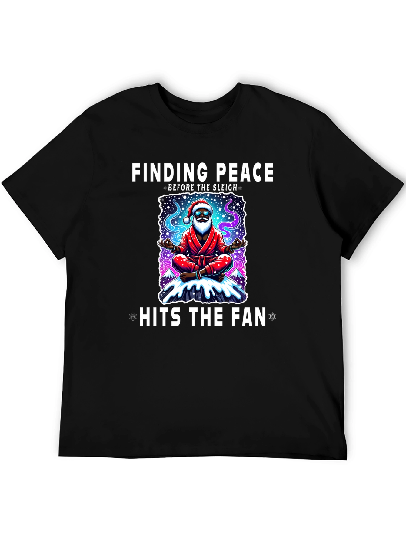 Finding Peace Santa T-Shirt