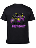 Non Binary Crushing It Monster Truck T-Shirt