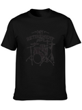 My Retirement Plan Drum Set Black T-Shirt