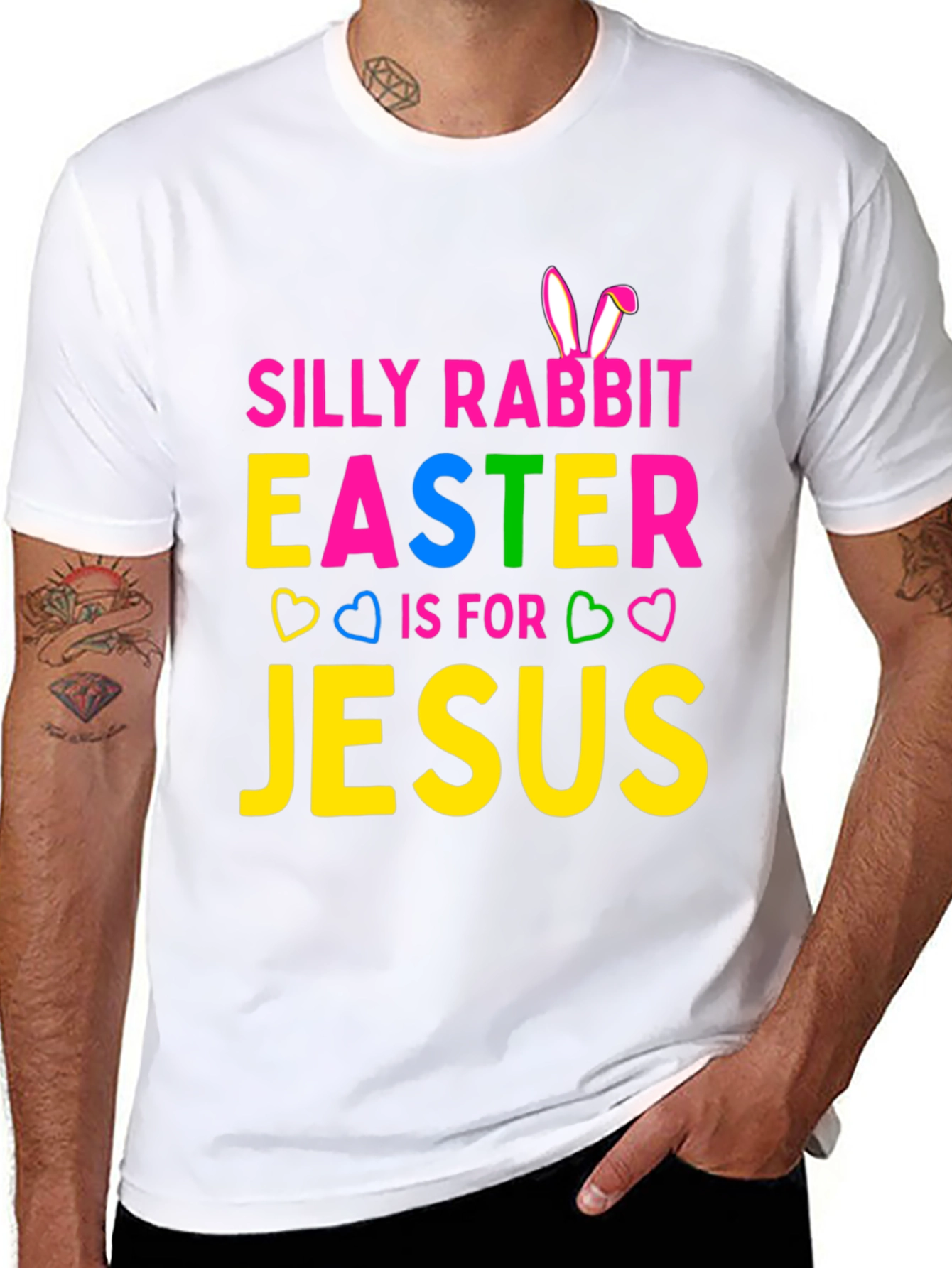 Silly Rabbit Easter Jesus T-Shirt - Holiday Fun Tee