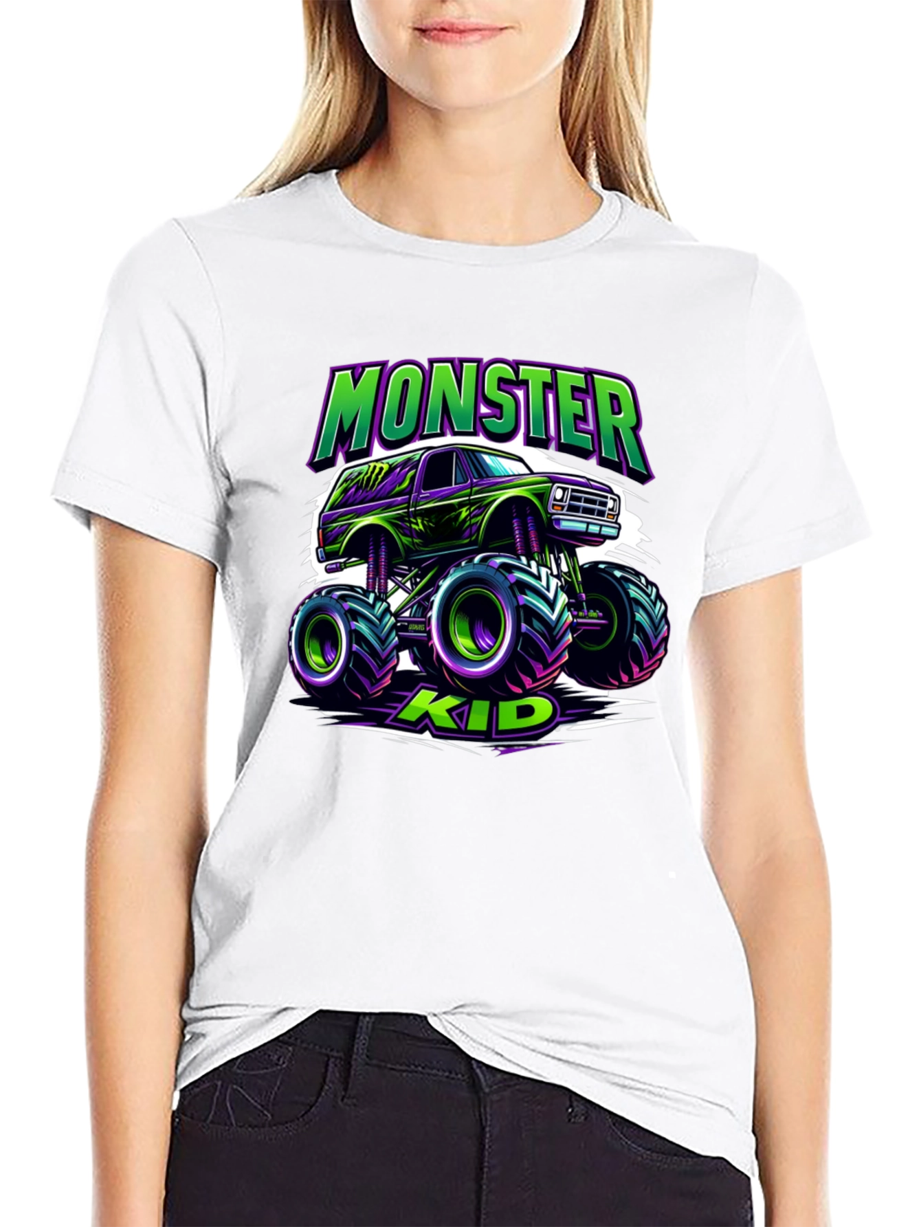 Monster Kid Truck Graphic T-Shirt