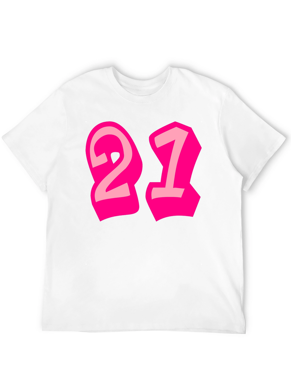 Bold 21 Graphic Tee - Black Cotton Blend