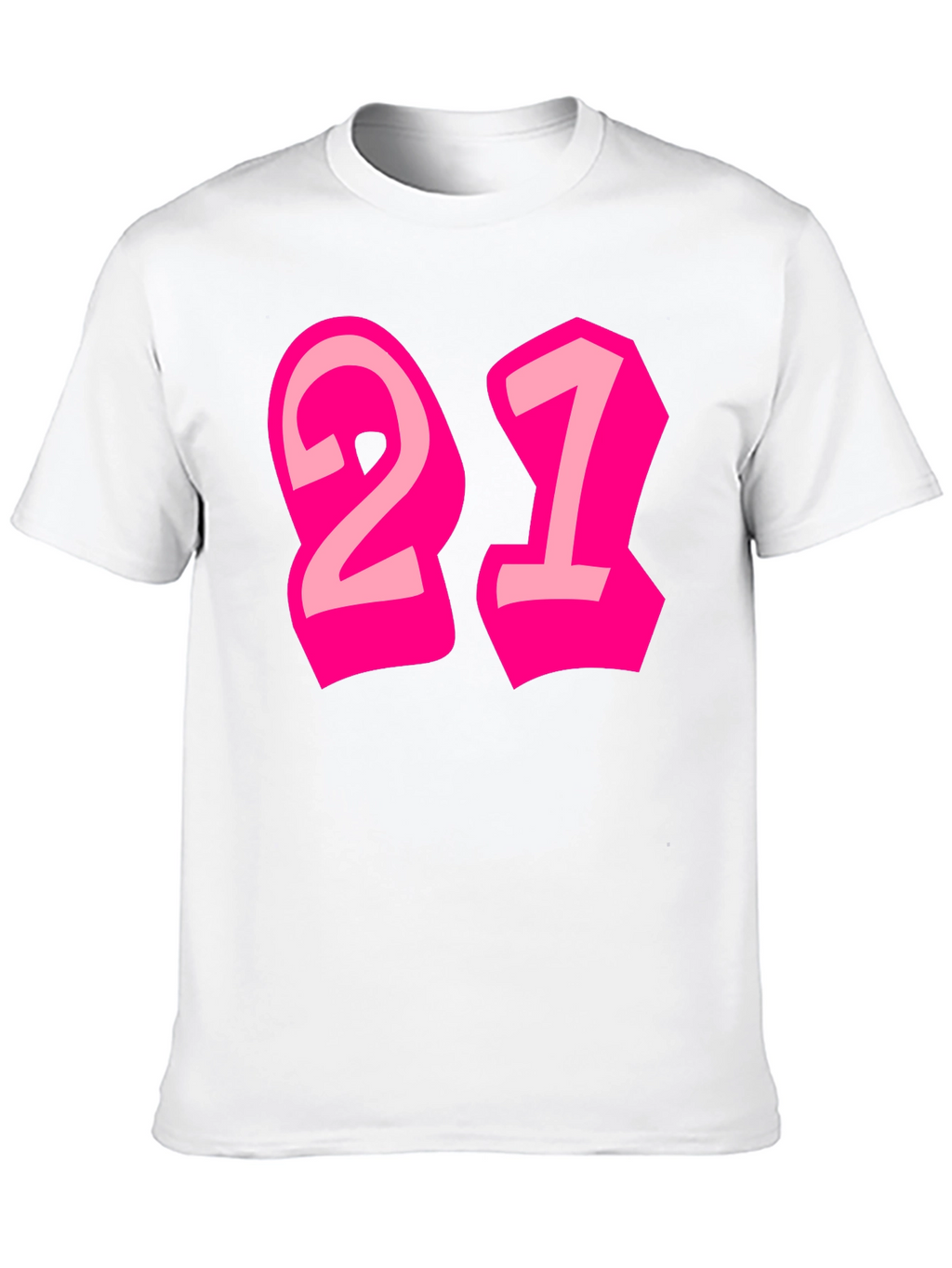 Bold 21 Graphic Tee - Black Cotton Blend