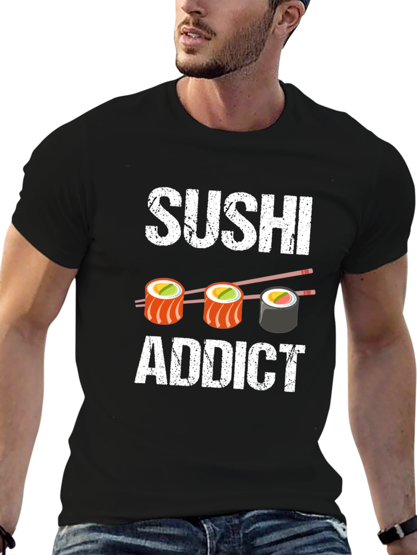 Sushi Addict Graphic T-Shirt