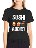 Sushi Addict Graphic T-Shirt