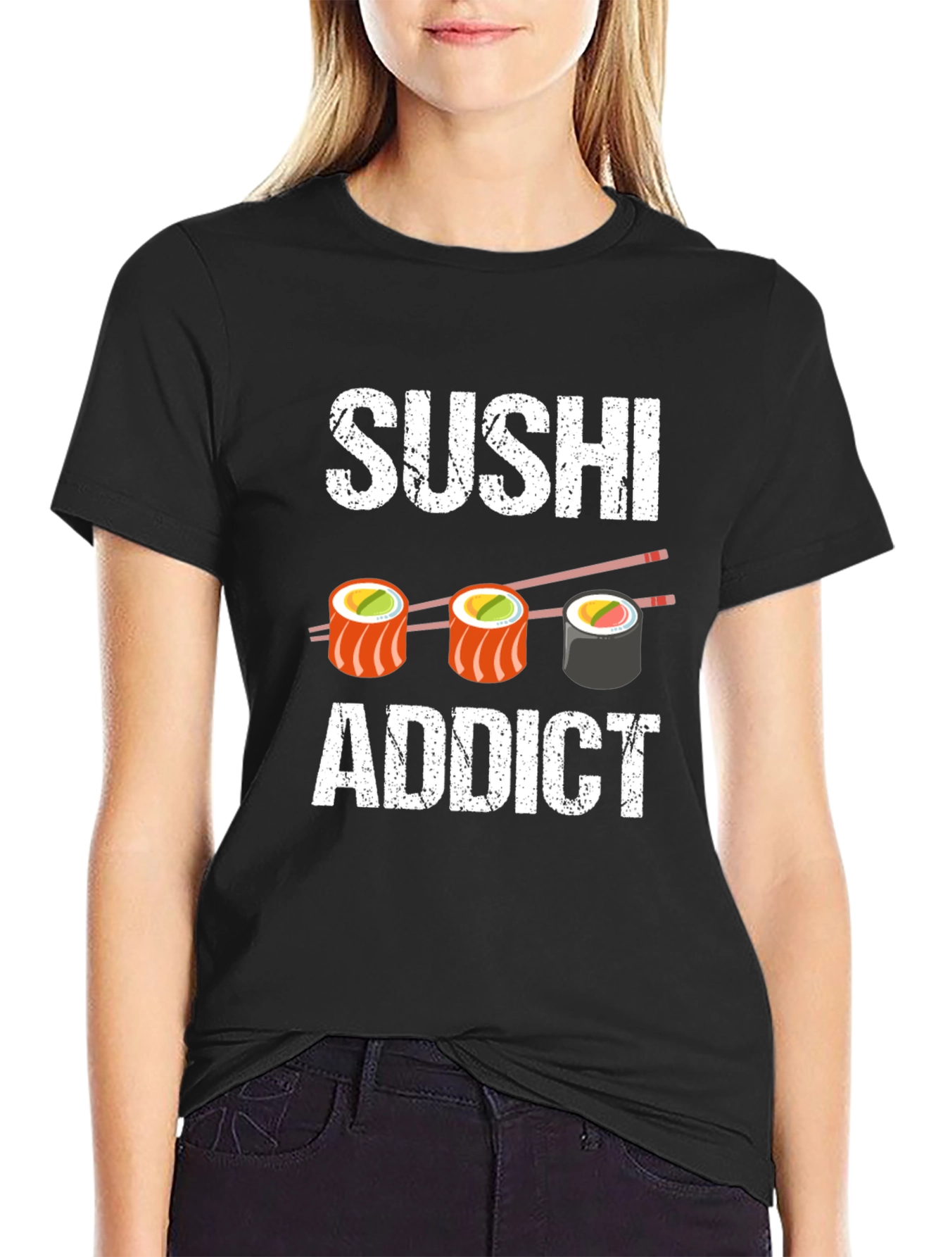 Sushi Addict Graphic T-Shirt
