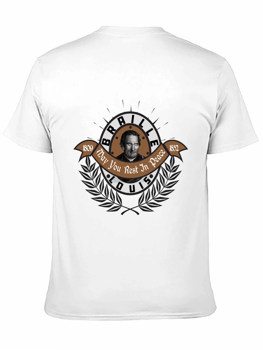 Louis Braille Memorial T-Shirt