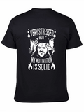 Stressed But Solid Motivation Graphic Tee