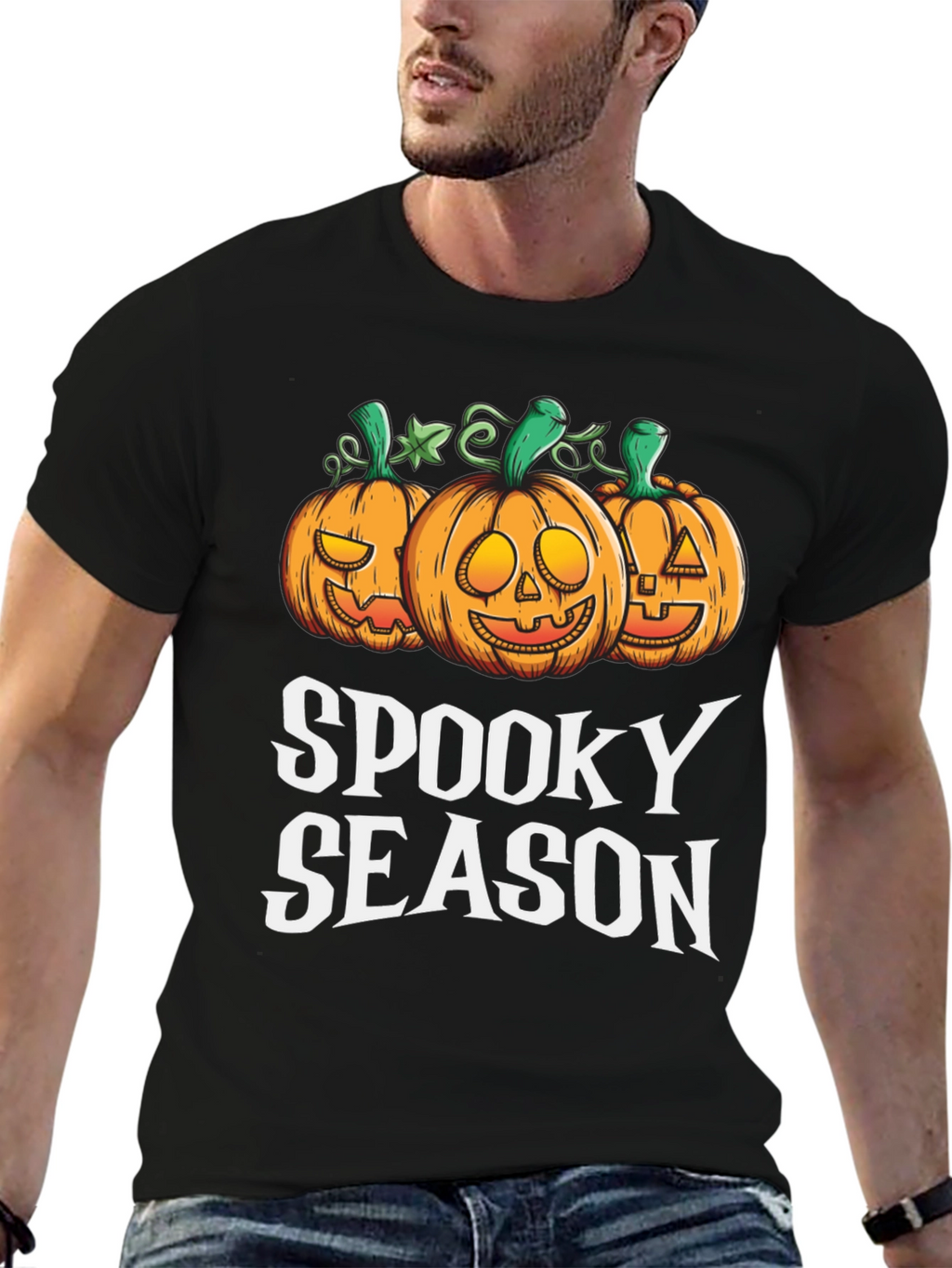 Spooky Season Pumpkin Halloween T-Shirt