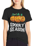 Spooky Season Pumpkin Halloween T-Shirt