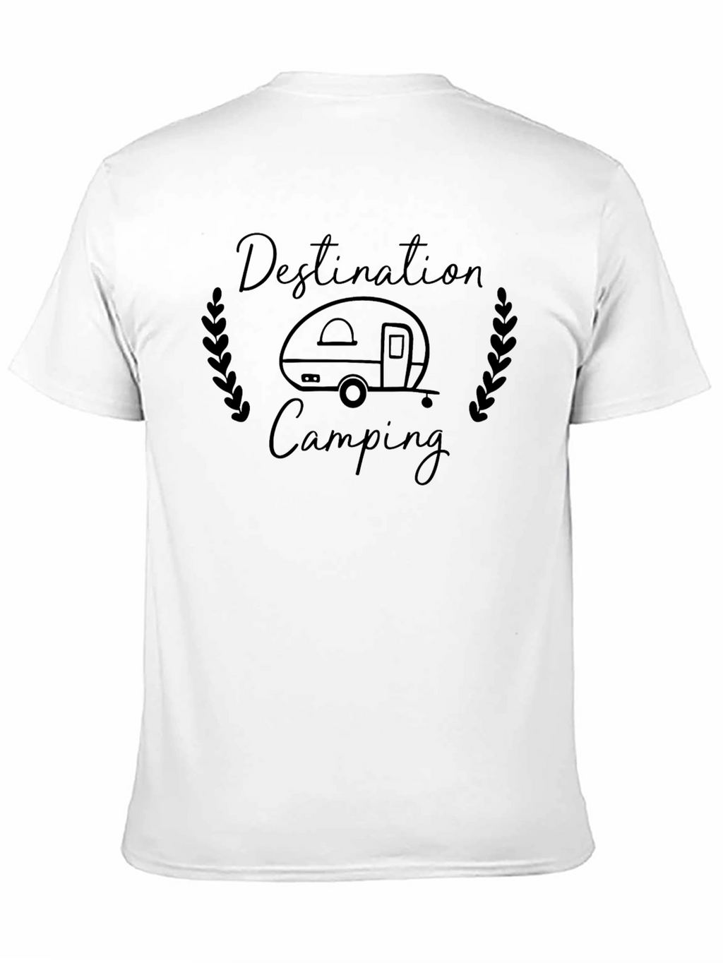 Destination Camping Black Graphic Tee