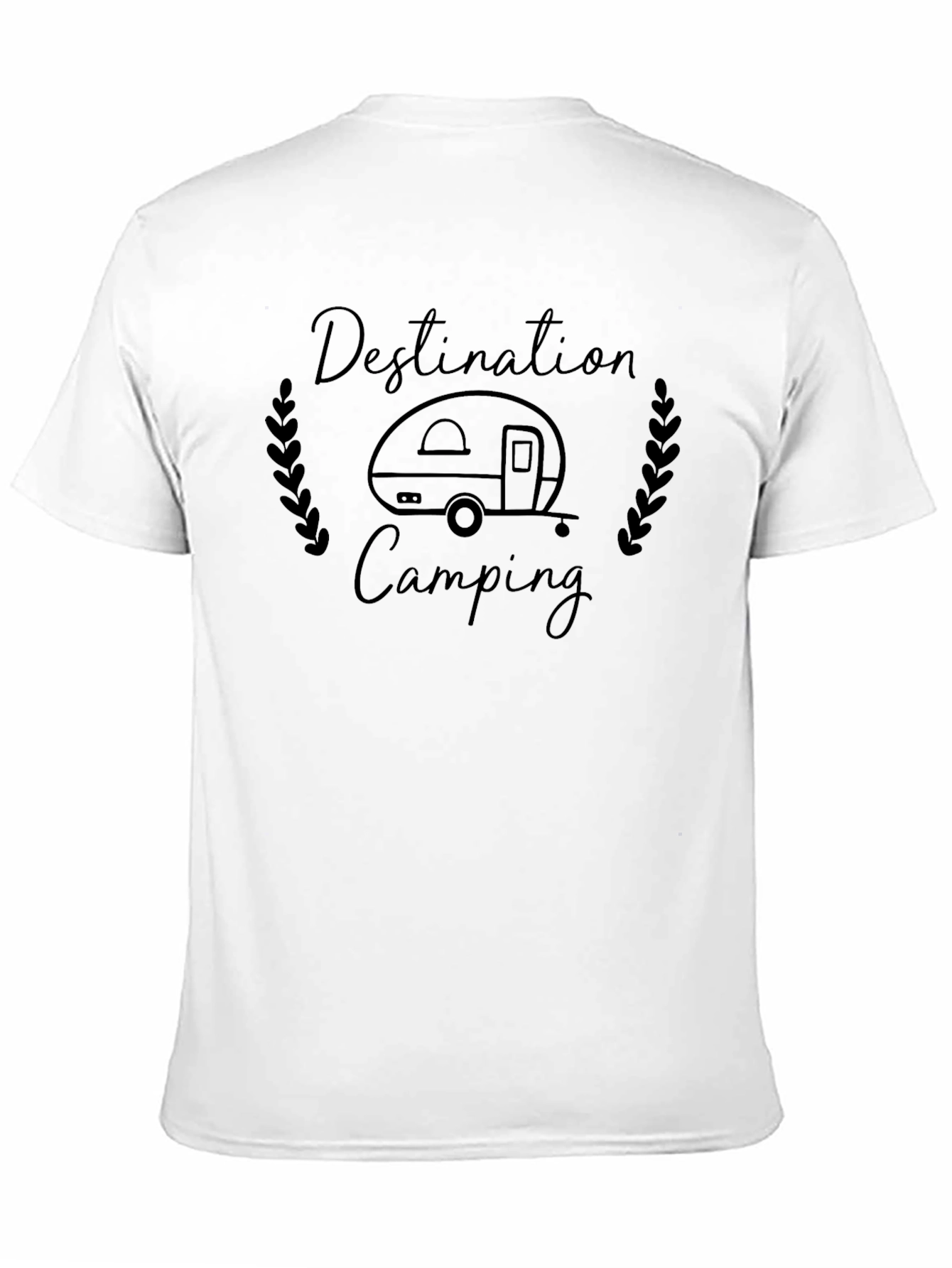 Destination Camping Black Graphic Tee