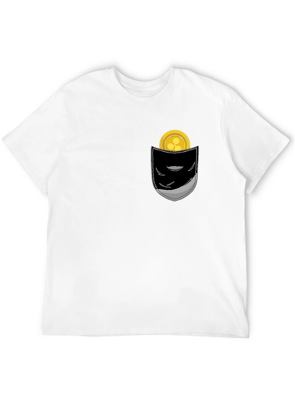 Ripple Coin Pocket T-Shirt - Crypto Currency Tee