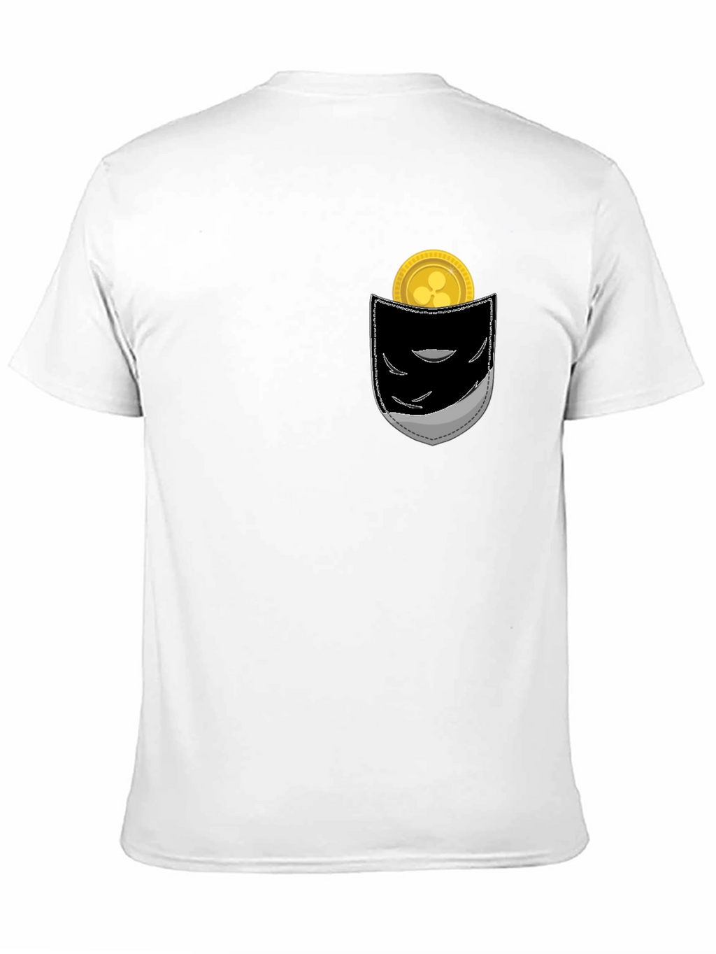 Ripple Coin Pocket T-Shirt - Crypto Currency Tee