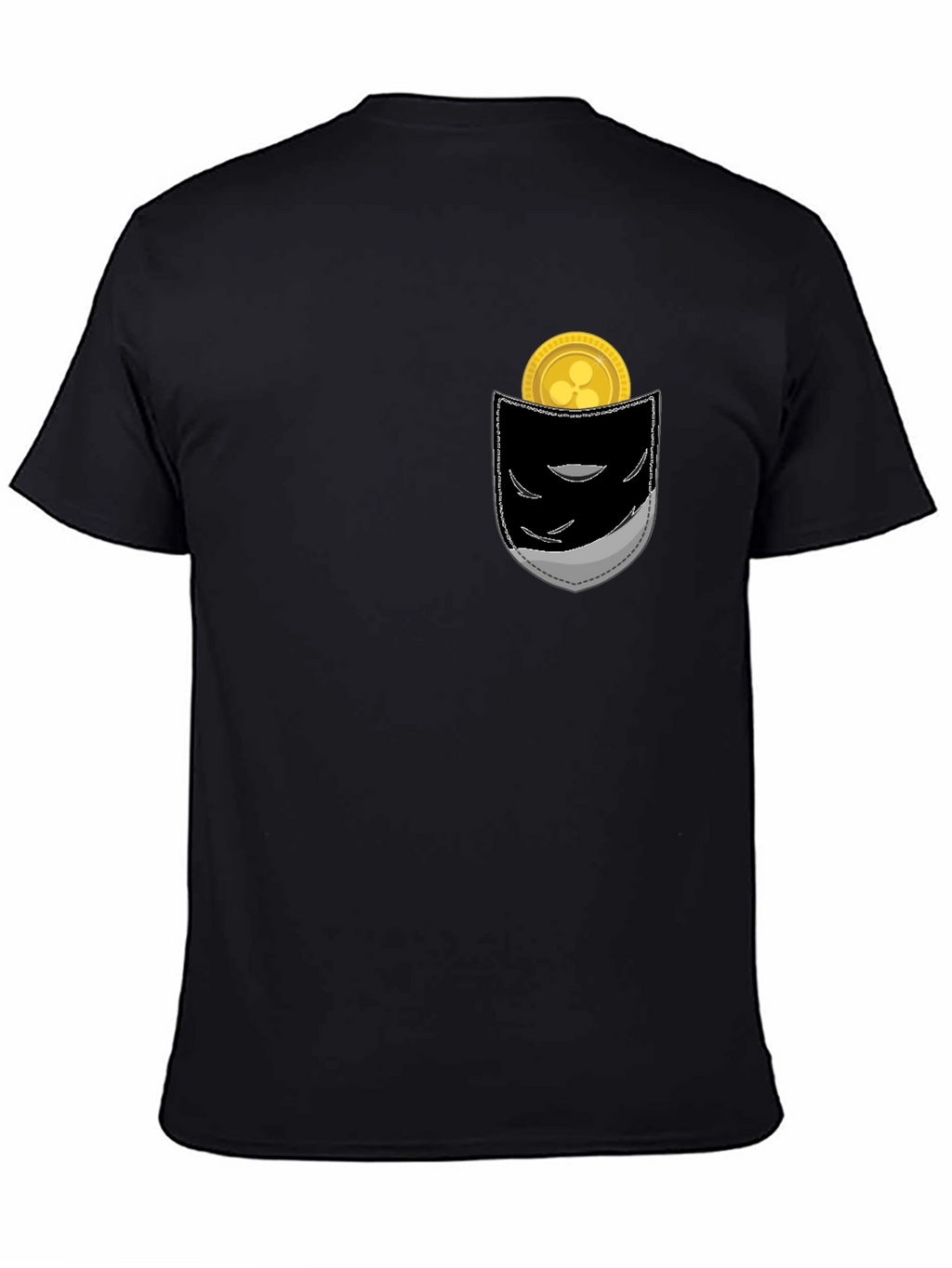 Ripple Coin Pocket T-Shirt - Crypto Currency Tee