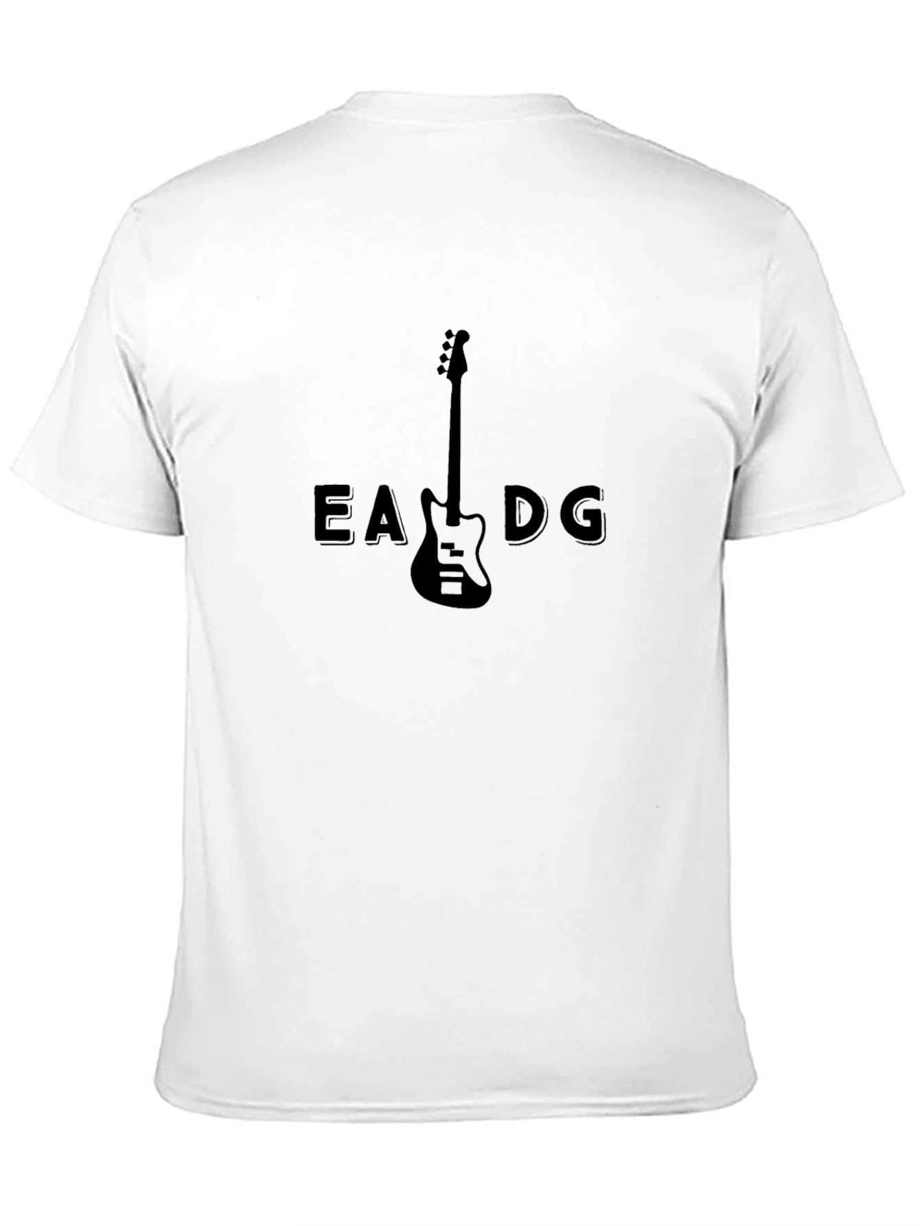 Bass Guitar String Tee - Musicians Black T-Shirt