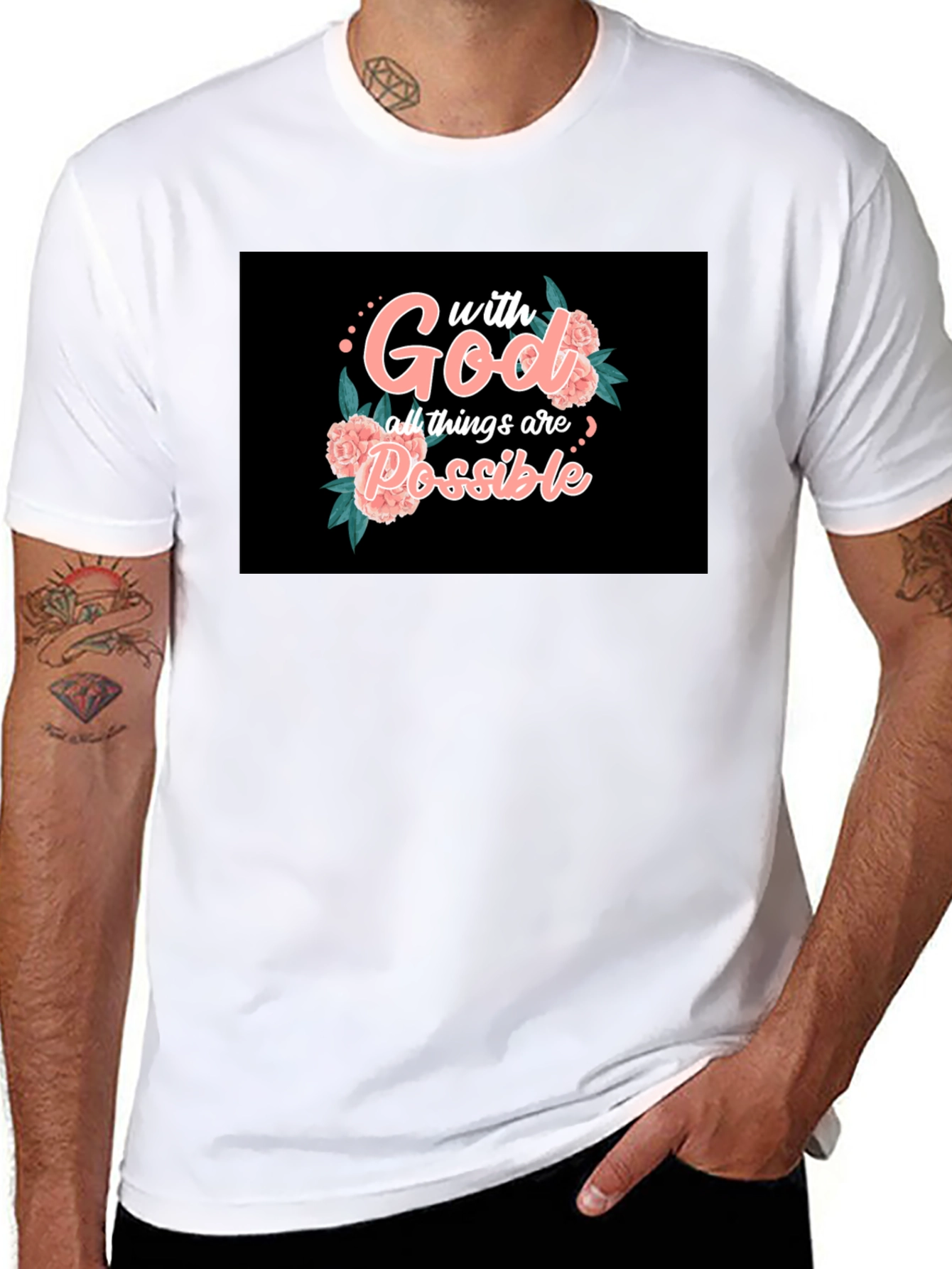 Faith T-Shirt: With God All Things Are Possible