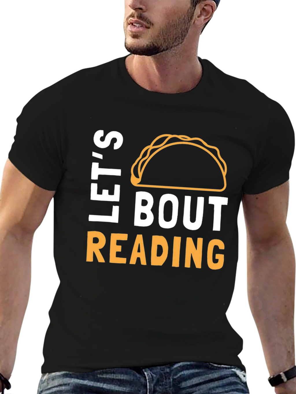 Lets Taco Bout Reading Funny T-Shirt