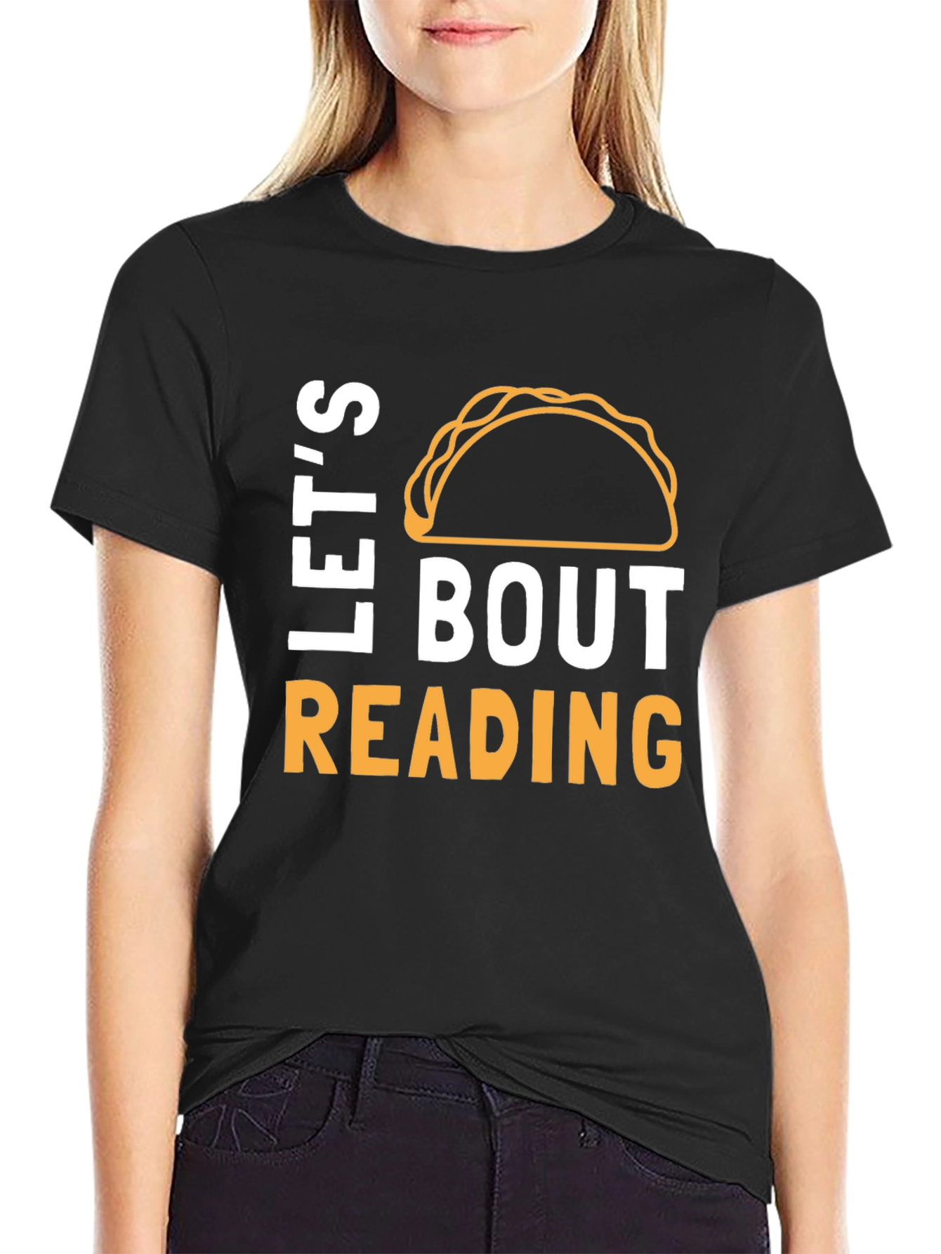 Lets Taco Bout Reading Funny T-Shirt