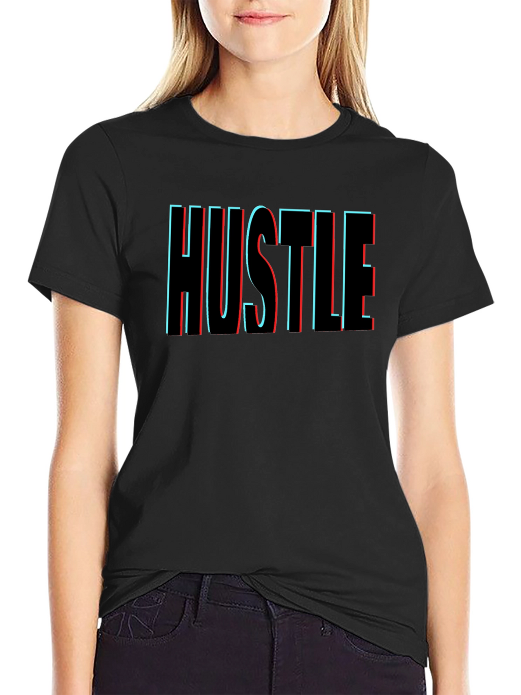 Hustle Graphic Tee - Black