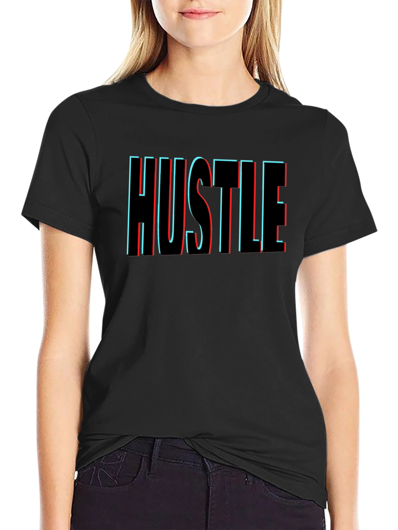 Hustle Graphic Tee - Black