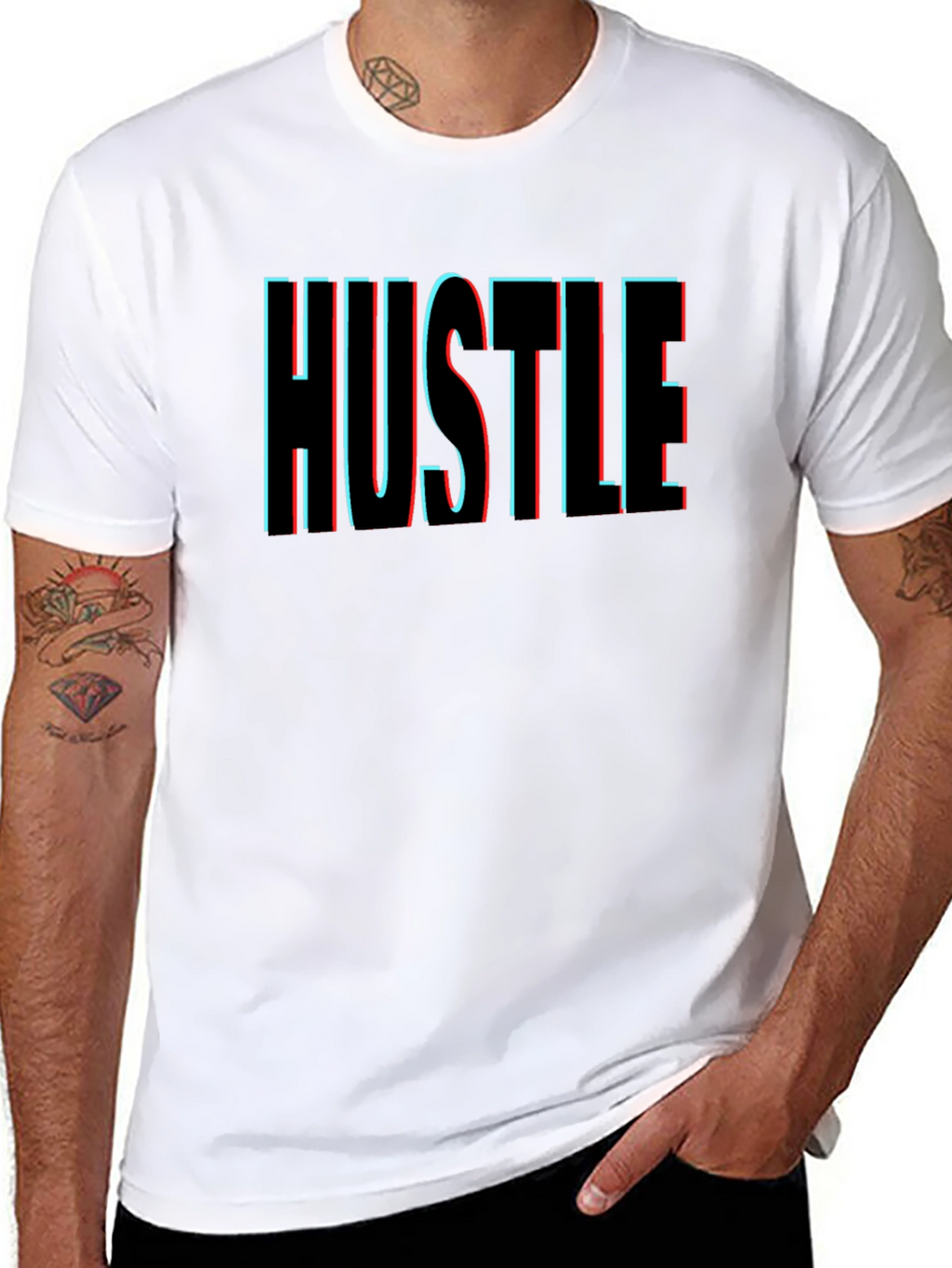 Hustle Graphic Tee - Black