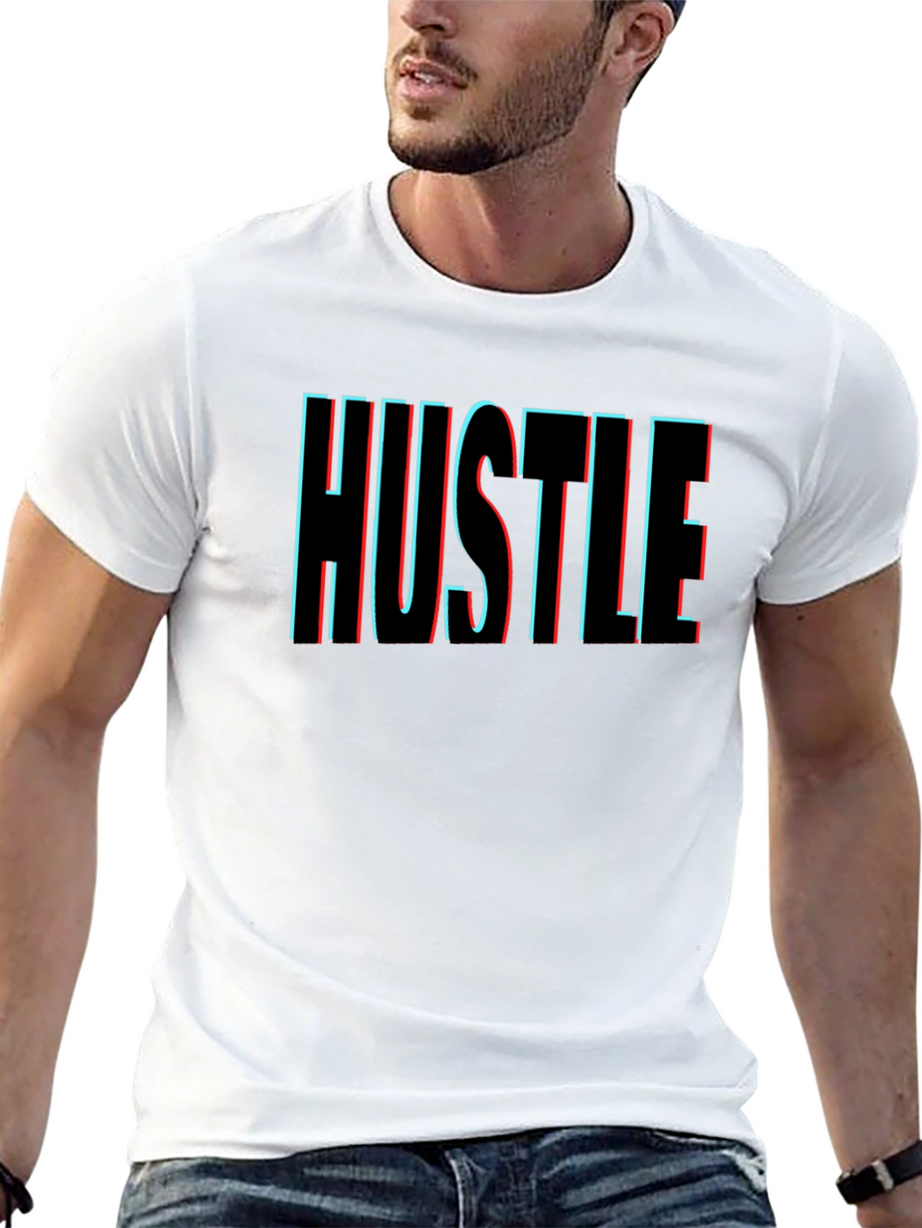 Hustle Graphic Tee - Black