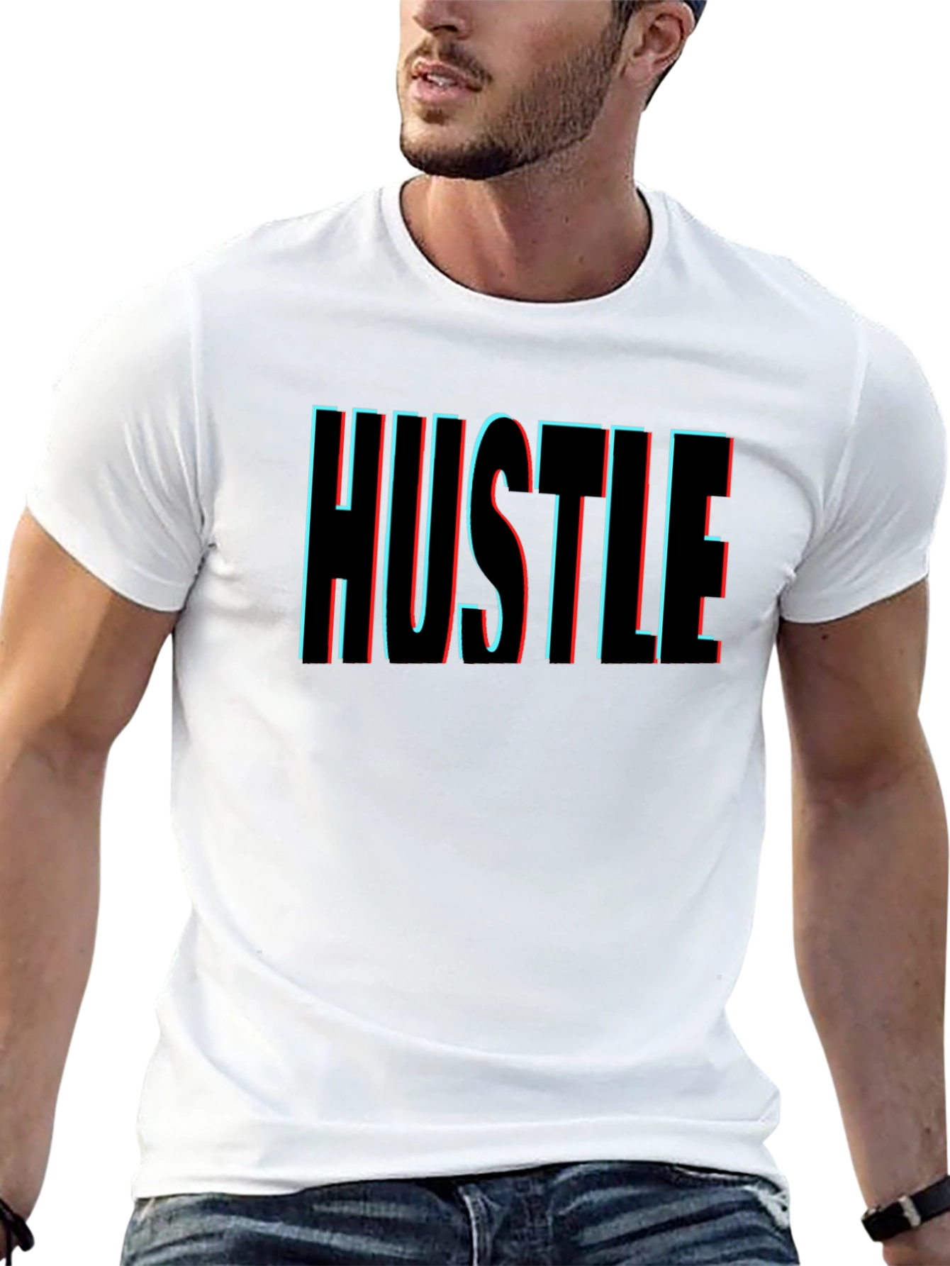 Hustle Graphic Tee - Black