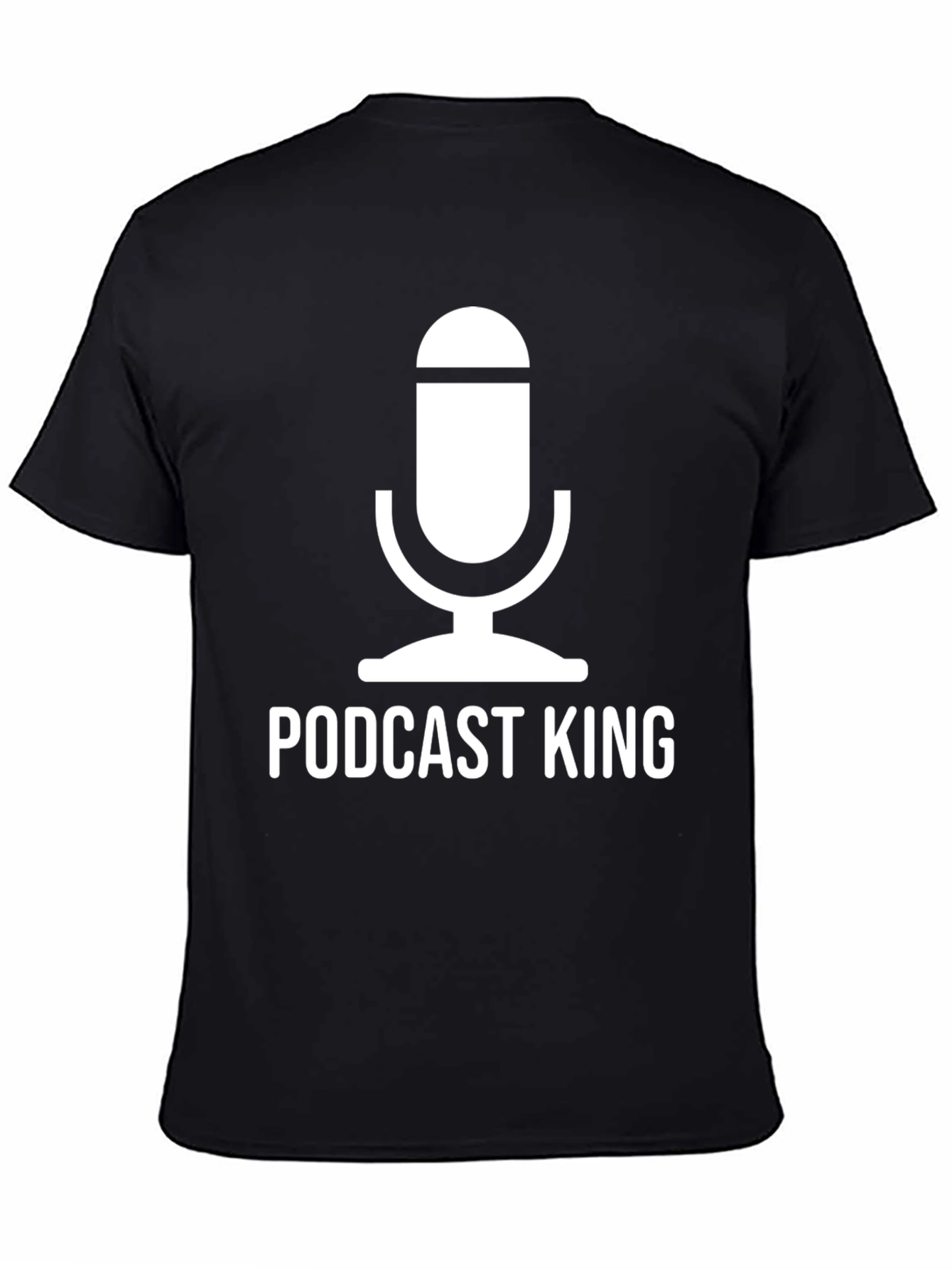 Podcast King Graphic Tee - Black