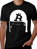 Bitcoin B Logo Black T-Shirt