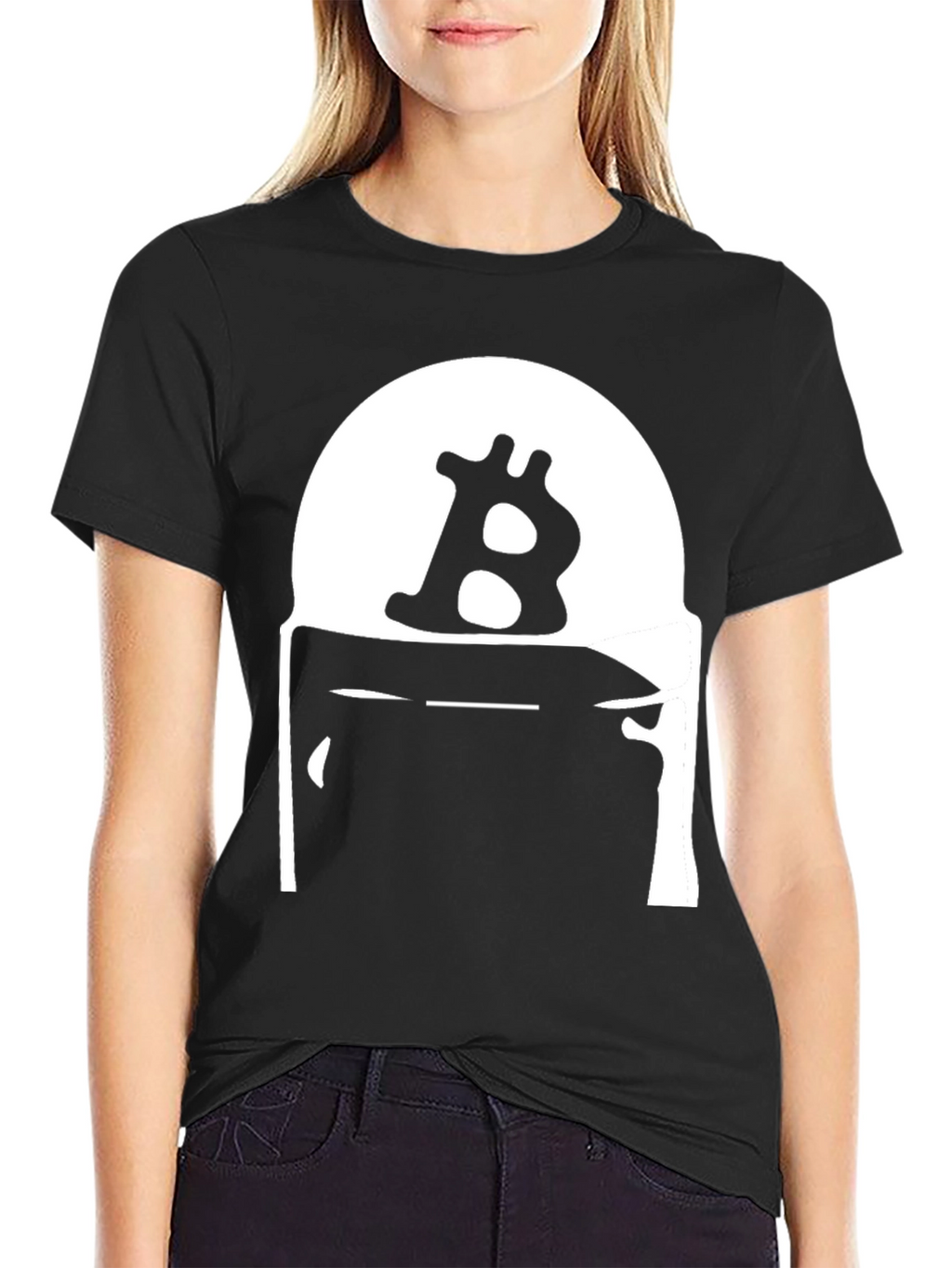 Bitcoin B Logo Black T-Shirt
