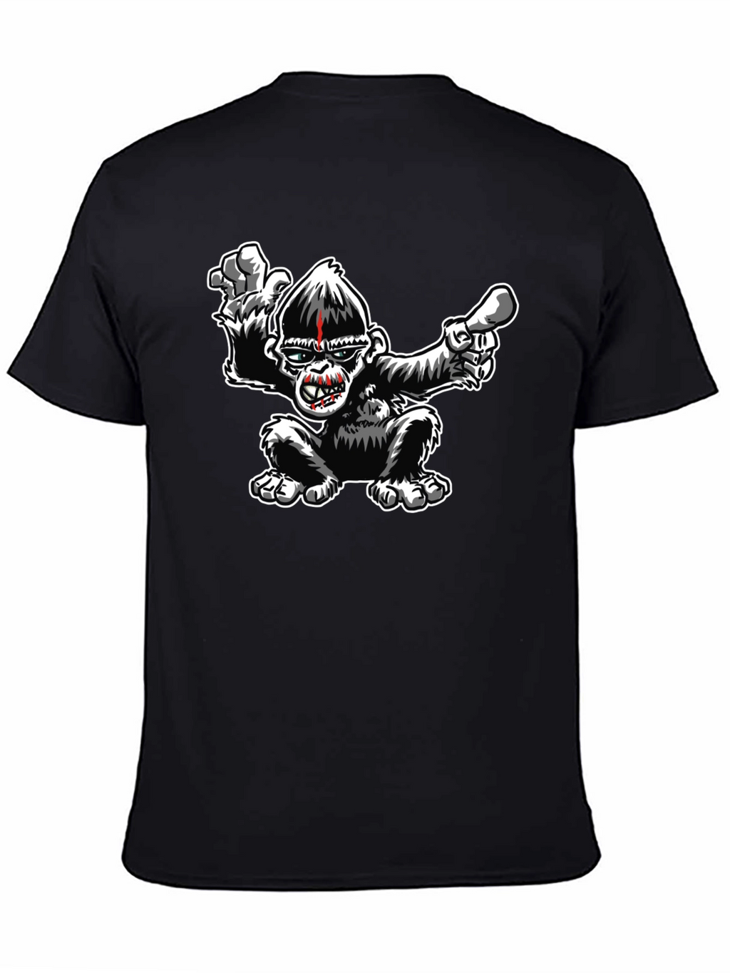 Cool Gorilla Graphic Black T-Shirt