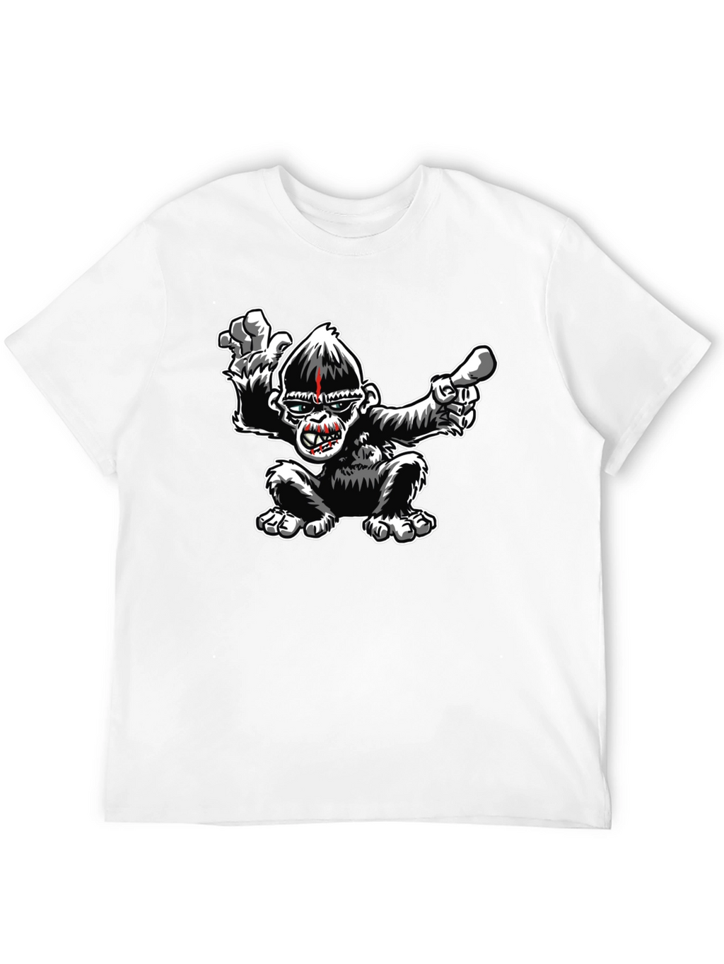 Cool Gorilla Graphic Black T-Shirt