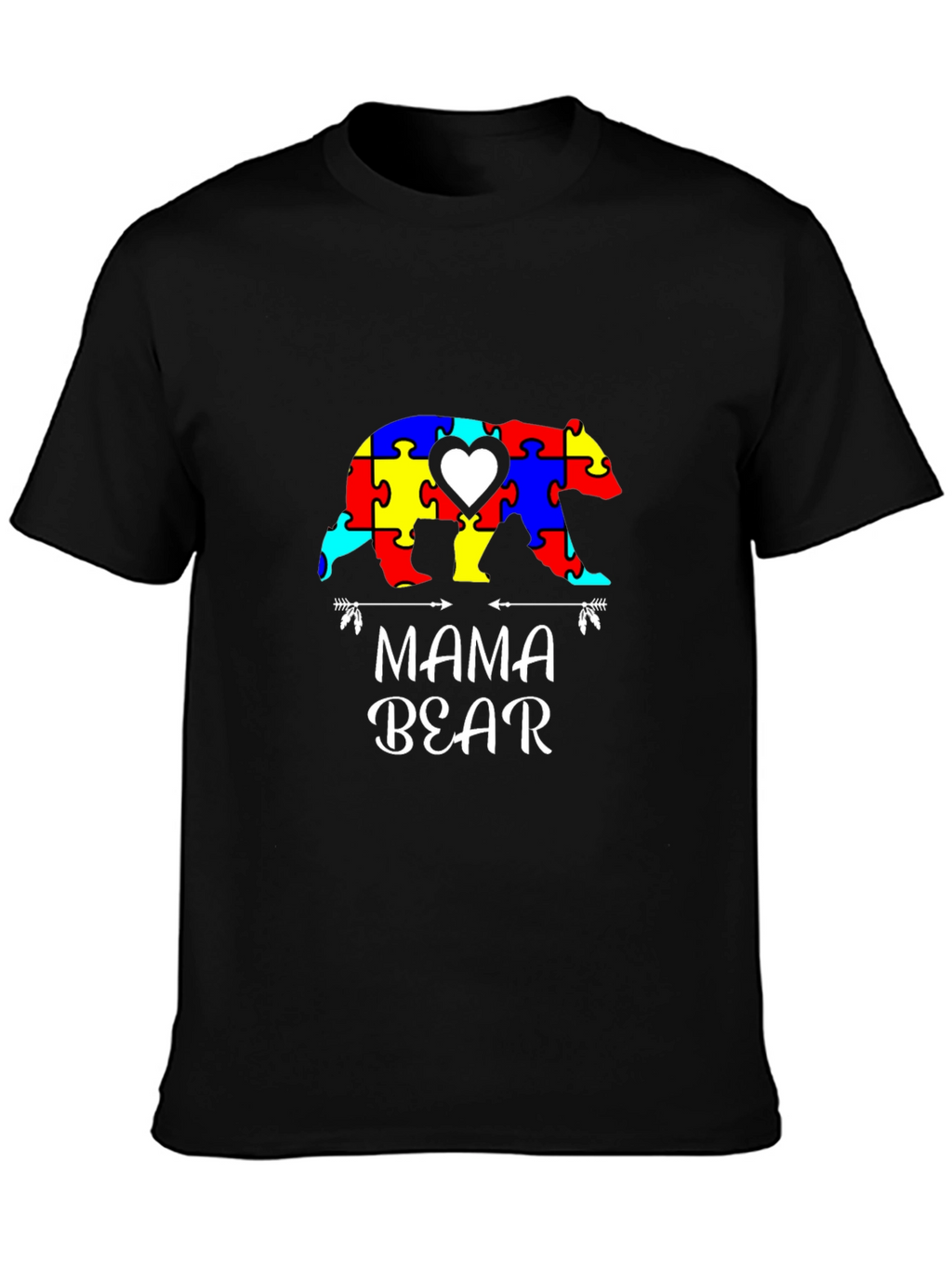 Mama Bear Autism Awareness T-Shirt