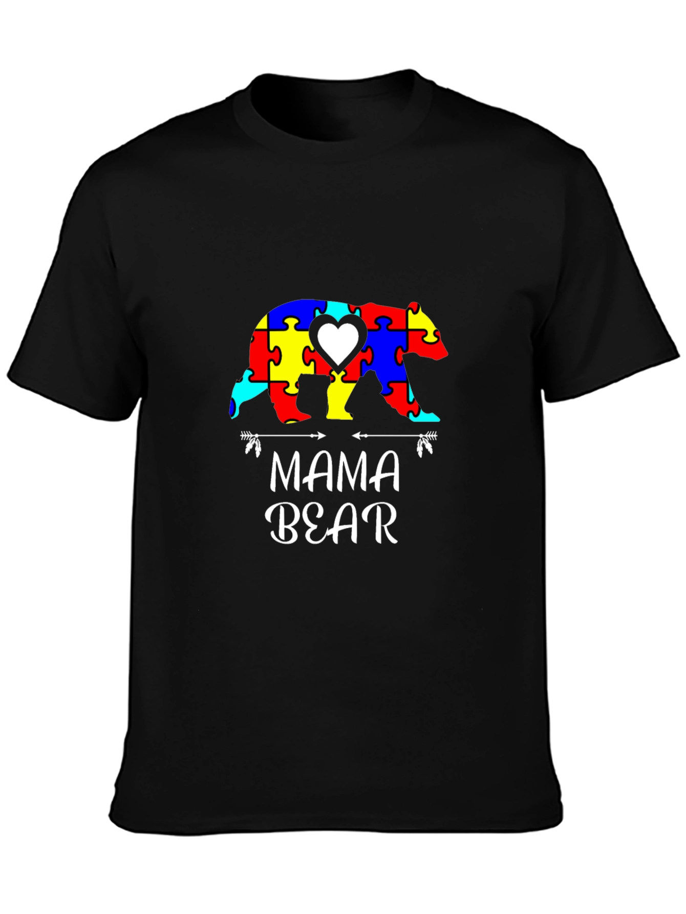 Mama Bear Autism Awareness T-Shirt