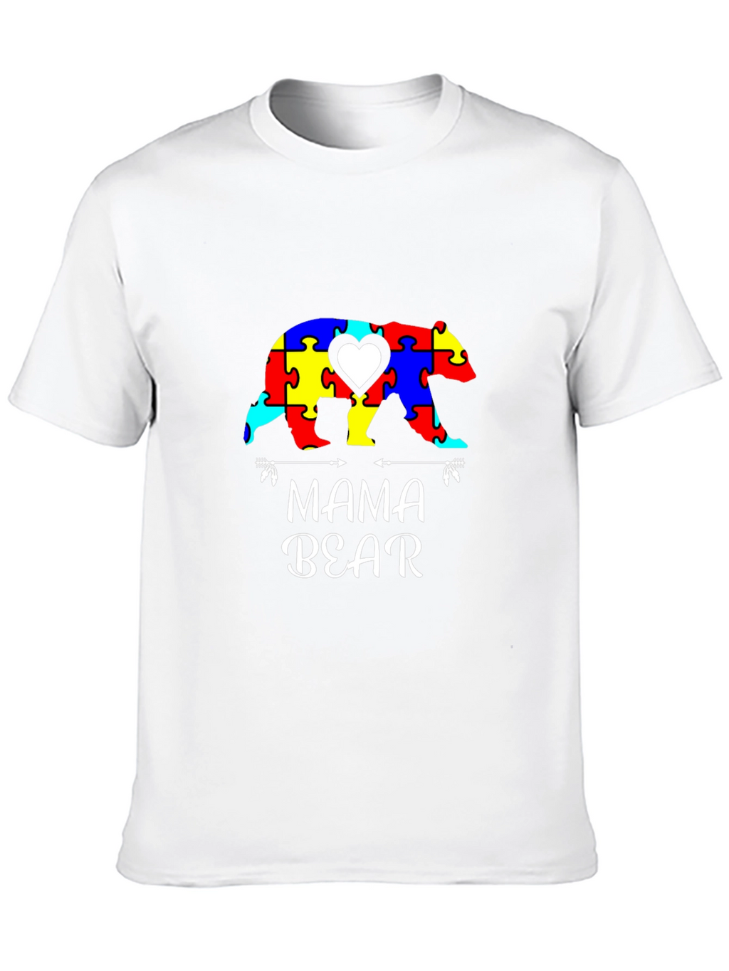 Mama Bear Autism Awareness T-Shirt
