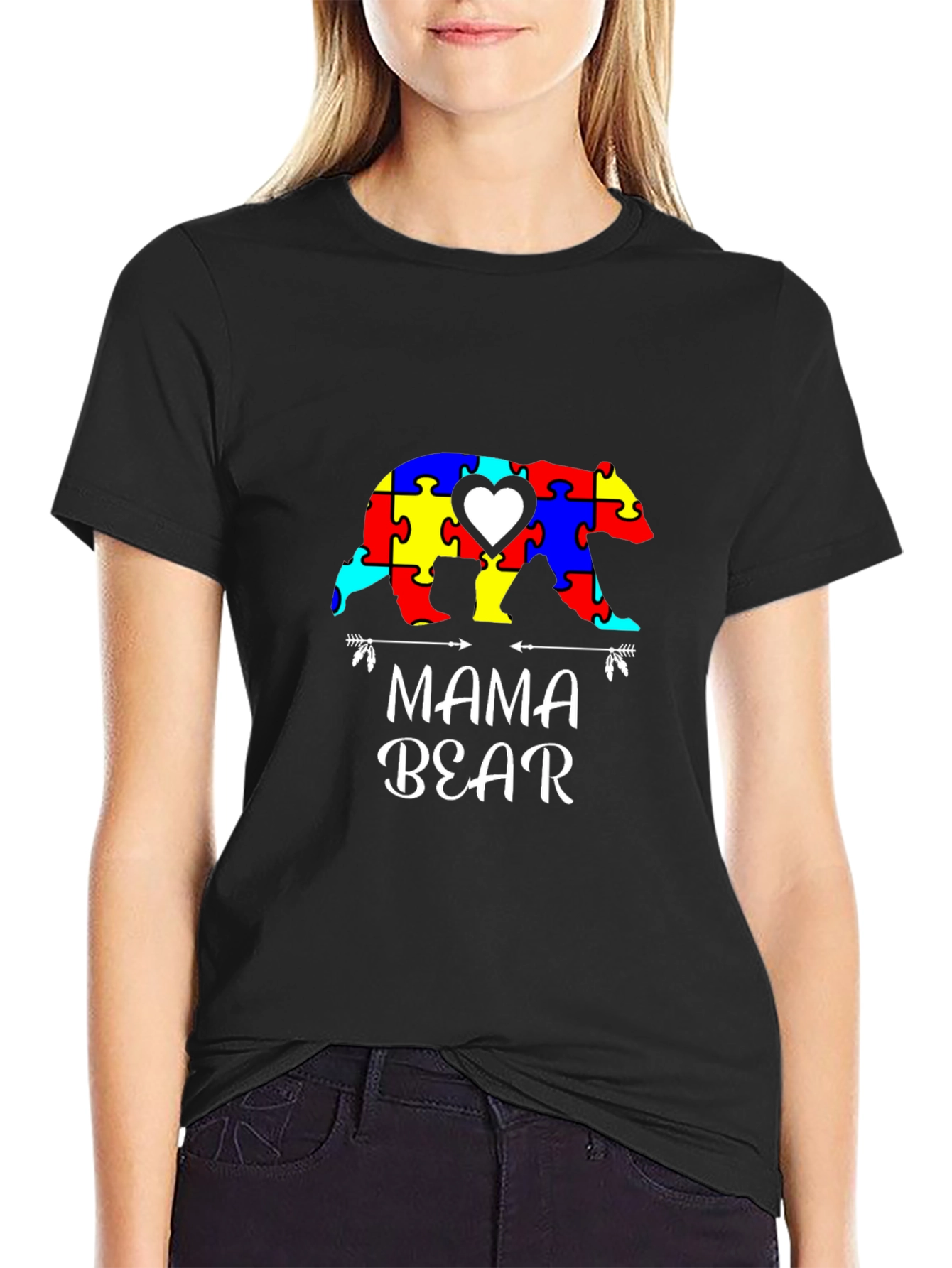 Mama Bear Autism Awareness T-Shirt