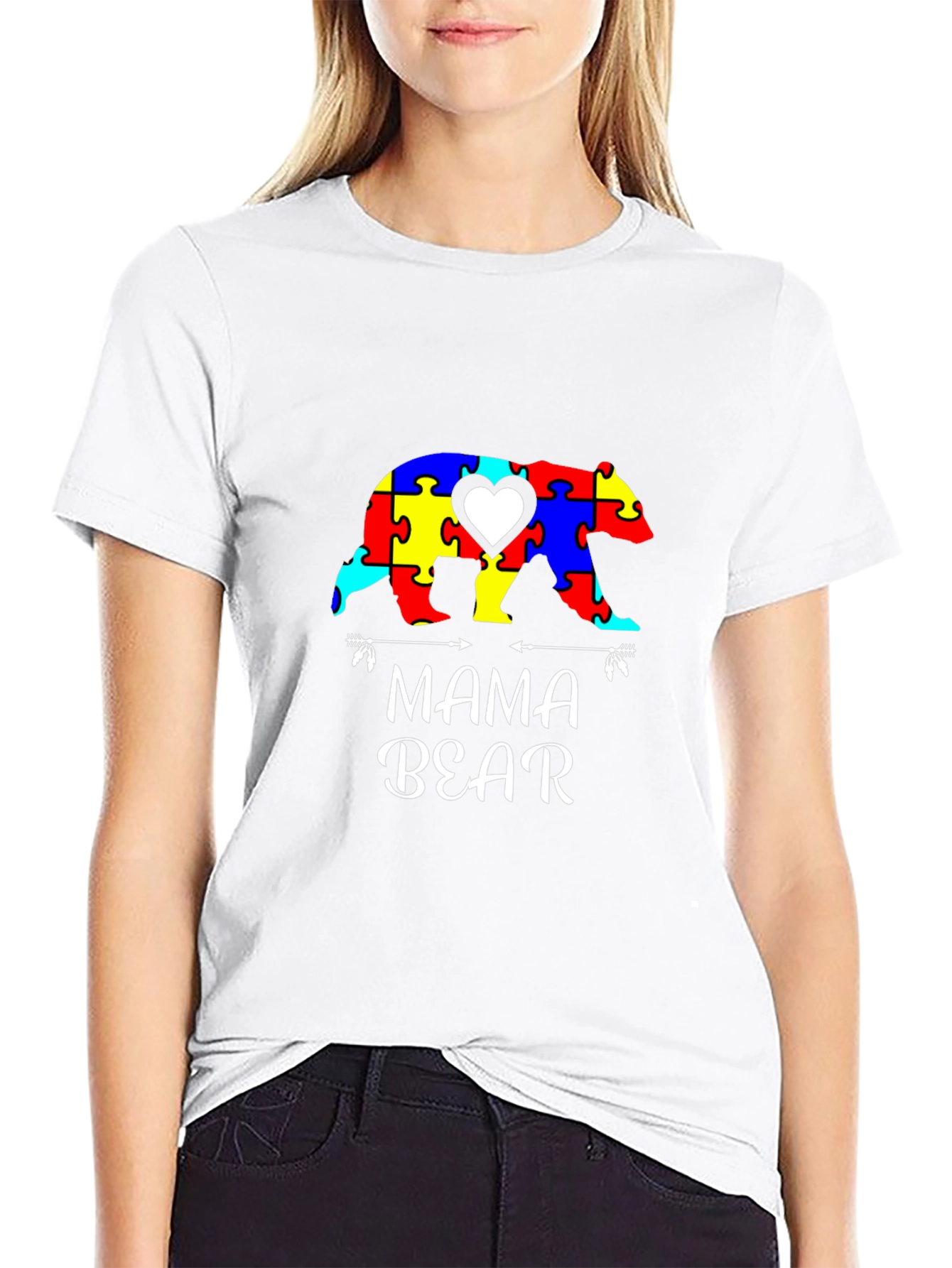 Mama Bear Autism Awareness T-Shirt