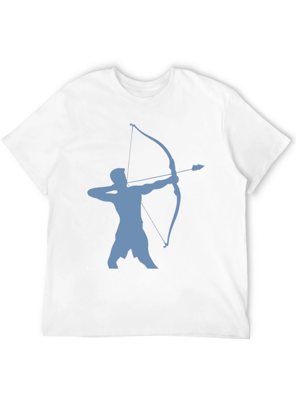 Archer Silhouette Tee - Black Cotton Blend