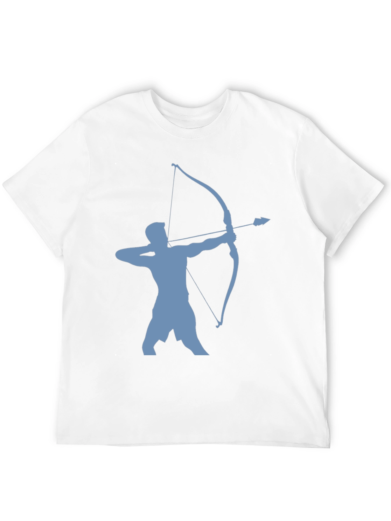 Archer Silhouette Tee - Black Cotton Blend